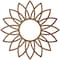 Ekena Millwork Daisy Wood Fretwork Pierced Ceiling Medallion, Walnut, 38"OD x 12 1/2"ID x 3/8"T CMWP38X38X0375DAWA - alternate 2